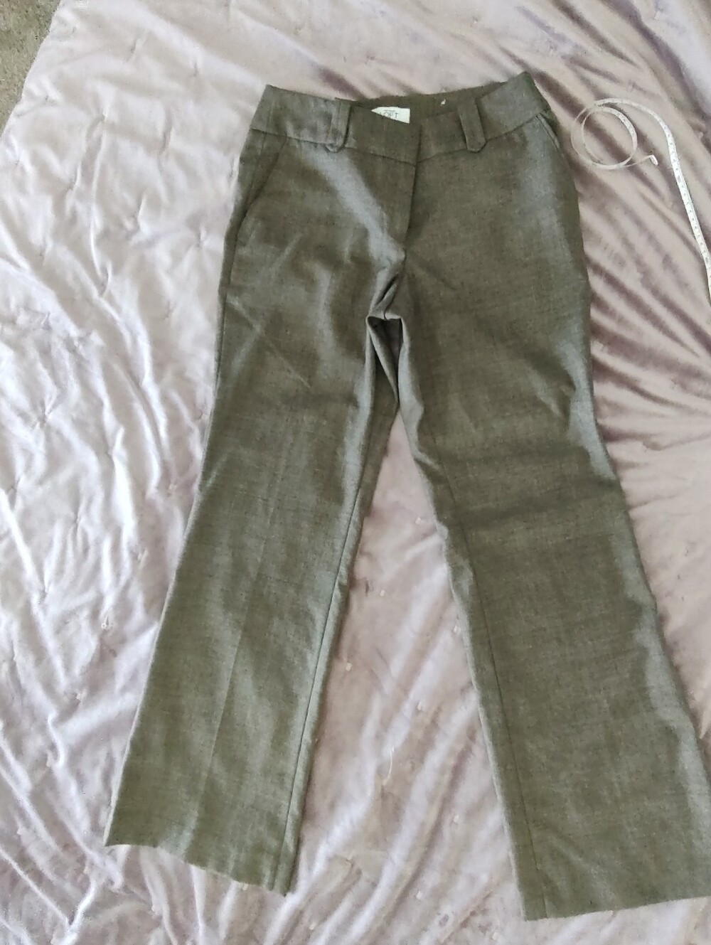 LOFT 2p Brown Slim Trousers Light Academia, Old Money, Office, Business Casual